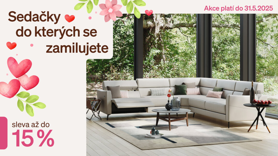 Zamilujte se do luxusu s Natuzzi Editions 💖 nyní se slevou až 15 %
