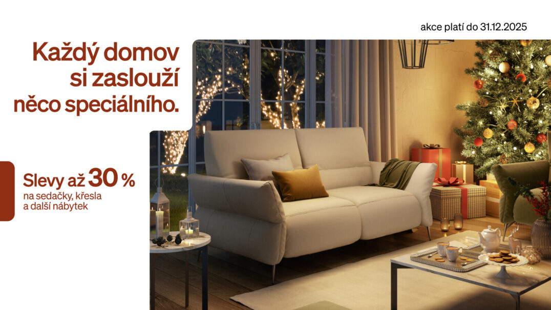 ​​Vánoce ve znamení italského luxusu 🎄 Natuzzi Editions se slevami až do 30 %
