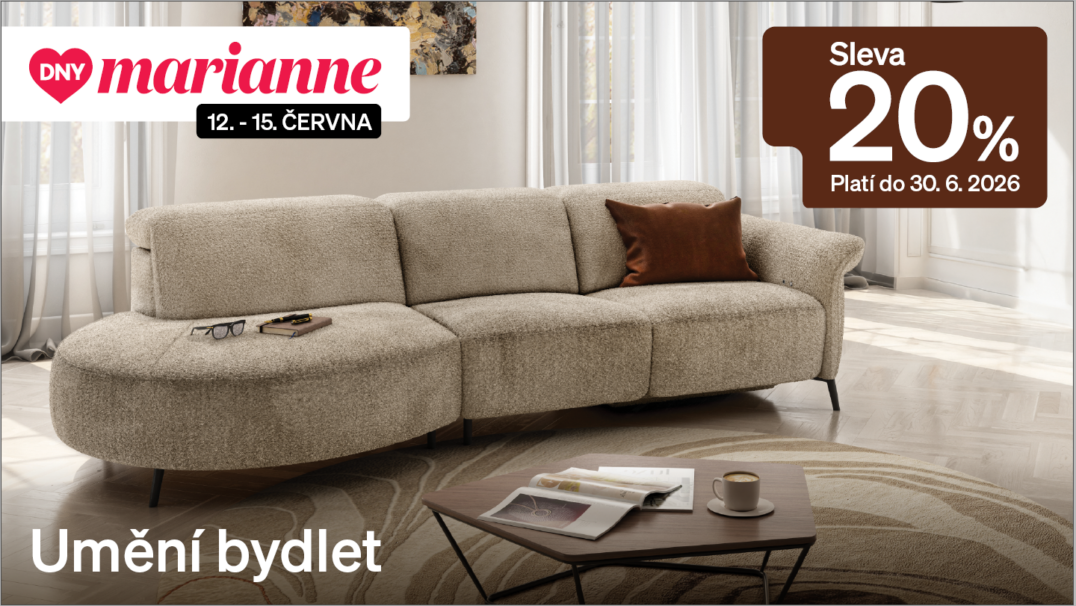 Využijte červnové slevy ve výši 20 % na vše.